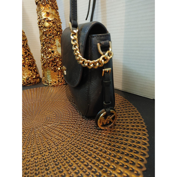 Michael Kors Mott Half Dome Pebbled Leather Crossbody - Picture 2 of 8